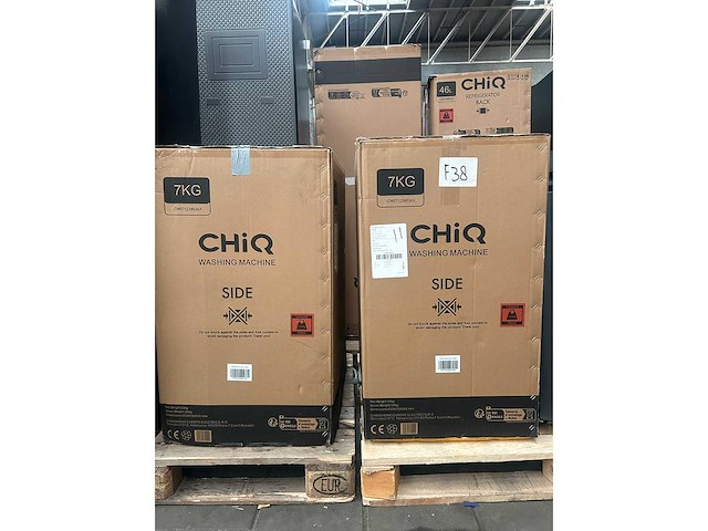 Chiq - cw07123863ax - wasmachine 7 kg space pro ai smart (2x) - afbeelding 4 van  6