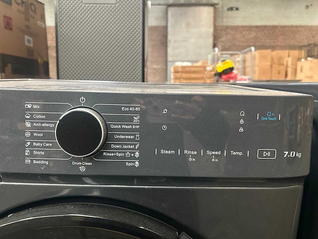 Chiq - cw07123863ax - wasmachine 7 kg space pro ai smart (2x) - afbeelding 5 van  8