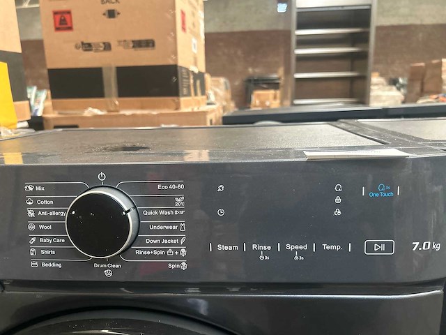 Chiq - cw07123863ax - wasmachine 7 kg space pro ai smart - afbeelding 6 van  9