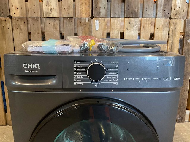Chiq - cw07123863ax - wasmachine 7 kg space pro ai smart - afbeelding 3 van  5