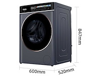 Chiq - cw086581ax - wasmachine 8 kg a-10% led touchscreen - afbeelding 2 van  6