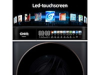 Chiq - cw086581ax - wasmachine 8 kg a-10% led touchscreen - afbeelding 3 van  8