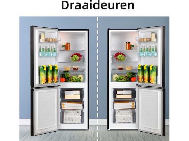 Chiq - fbm157l42 - koel-vriescombinatie 117 lite - afbeelding 2 van  7
