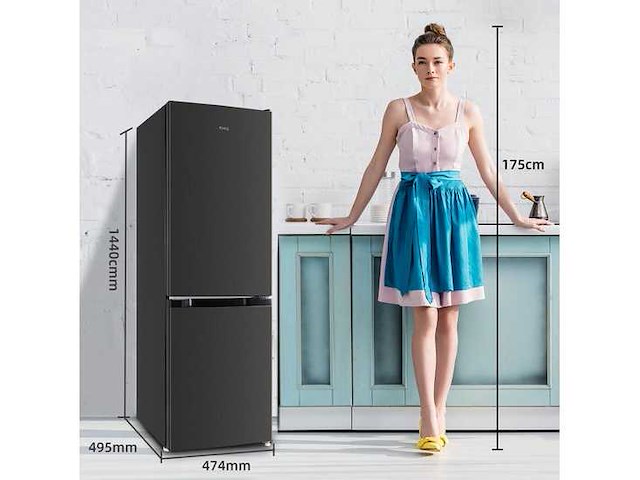 Chiq - fbm157l42 - koel-vriescombinatie 157 liter - afbeelding 4 van  4