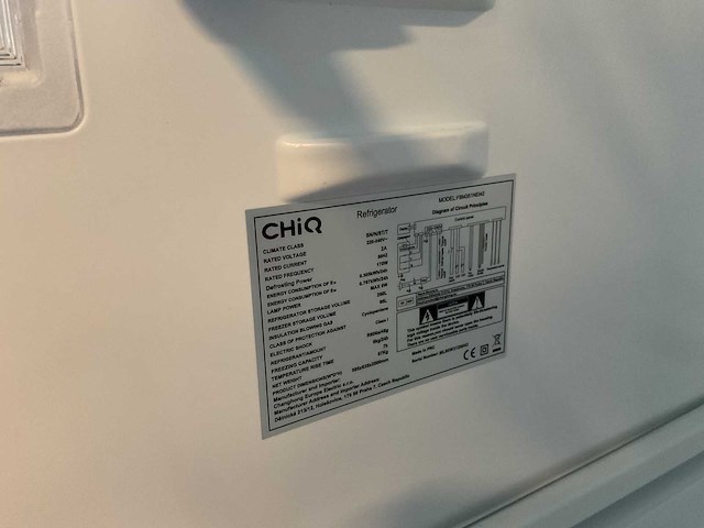 Chiq - fbm351nei42 - koel-vriescombinatie 356 liter - afbeelding 4 van  4