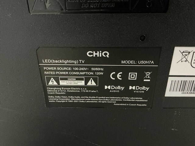 Chiq u50h7a televisie - afbeelding 8 van  8