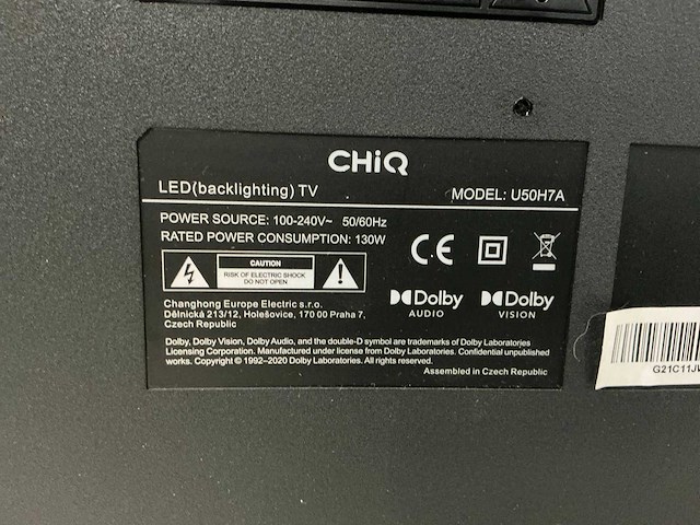 Chiq u50h7a televisie - afbeelding 6 van  6