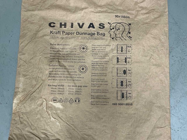 Chivas - partij kraftpapier stuwzak - afbeelding 4 van  7
