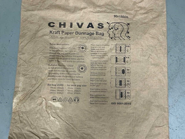 Chivas - partij kraftpapier stuwzak - afbeelding 5 van  7