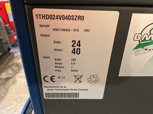 Chloride - 24v 40a - battery chargers - afbeelding 2 van  3
