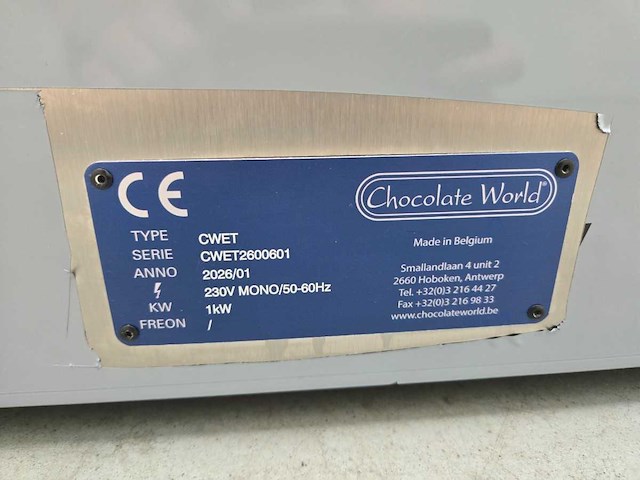 Chocolate world easy temp tempereermachine - afbeelding 9 van  9