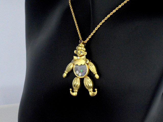 Chopard - happy diamonds clown, excl. ketting - afbeelding 6 van  12