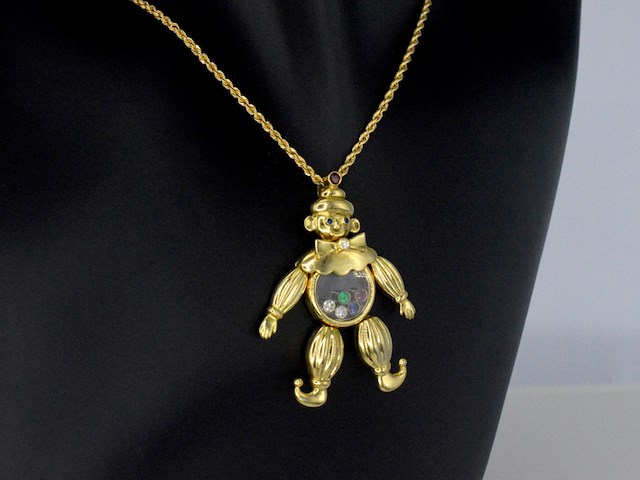 Chopard - happy diamonds clown, excl. ketting - afbeelding 7 van  12