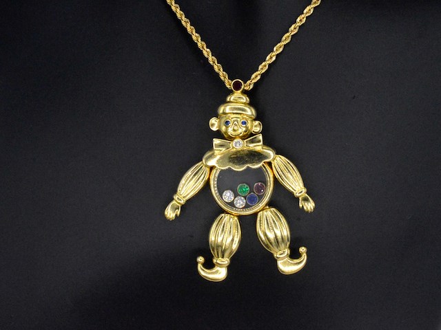 Chopard - happy diamonds clown, excl. ketting - afbeelding 8 van  12