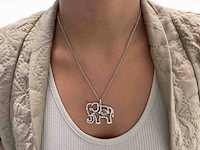 Chopard - happy diamonds olifant collier - afbeelding 2 van  8