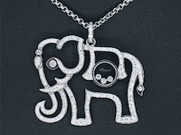 Chopard - happy diamonds olifant collier - afbeelding 3 van  7