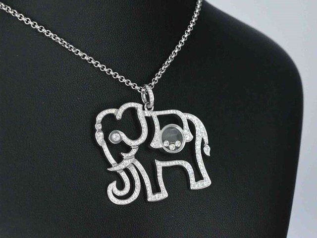 Chopard - happy diamonds olifant collier - afbeelding 4 van  7