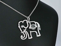 Chopard - happy diamonds olifant collier - afbeelding 4 van  7