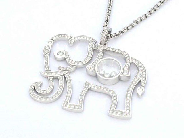 Chopard - happy diamonds olifant collier - afbeelding 5 van  7