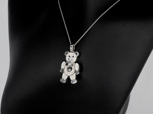 Chopard - happy diamonds teddy bear, excl. ketting - afbeelding 3 van  10