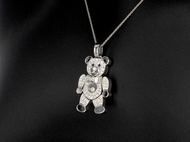 Chopard - happy diamonds teddy bear, excl. ketting - afbeelding 4 van  10