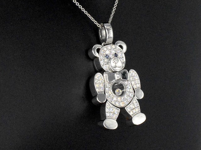 Chopard - happy diamonds teddy bear, excl. ketting - afbeelding 5 van  10