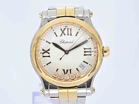 Chopard - happy sports horloge met diamanten - afbeelding 1 van  10