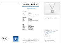 Chopard happy diamonds icons heart witgouden collier met diamant - afbeelding 3 van  8