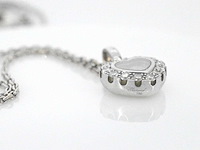 Chopard happy diamonds icons heart witgouden collier met diamant - afbeelding 8 van  8