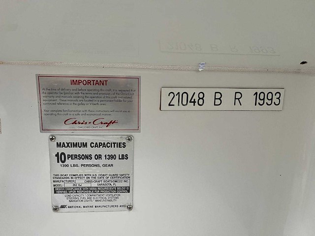 Chriscraft - 1993 - crowne 262 - sportcruiser - afbeelding 13 van  22