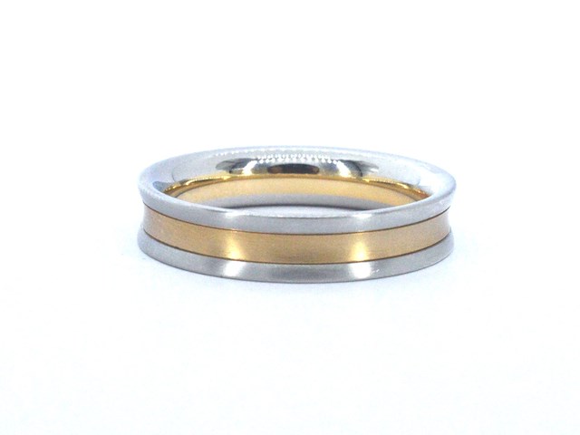 Christian bauer - bi-colour trouwring van goud en platina - afbeelding 1 van  8