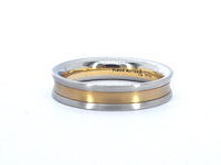 Christian bauer - bi-colour trouwring van goud en platina - afbeelding 3 van  8