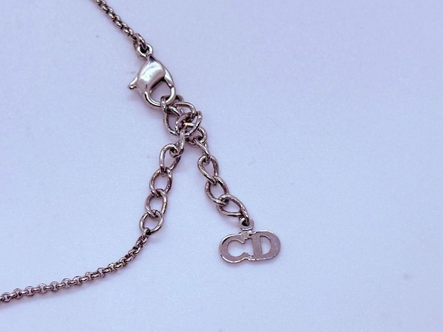 Christian dior ''cd monogram'' collier - afbeelding 4 van  5
