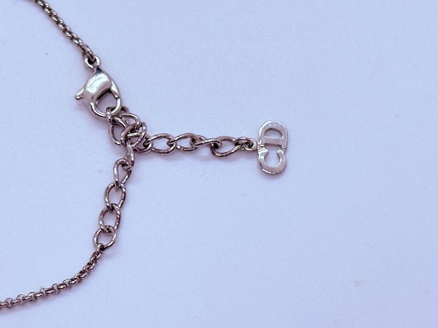 Christian dior ''cd monogram'' collier - afbeelding 5 van  5