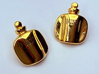 Christian dior 'dune parfum' goldplated pin broche set - afbeelding 3 van  7