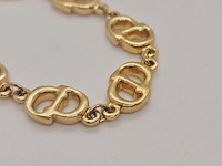 Christian dior goldplated armband - afbeelding 3 van  4