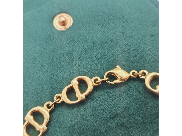 Christian dior goldplated armband - afbeelding 4 van  4