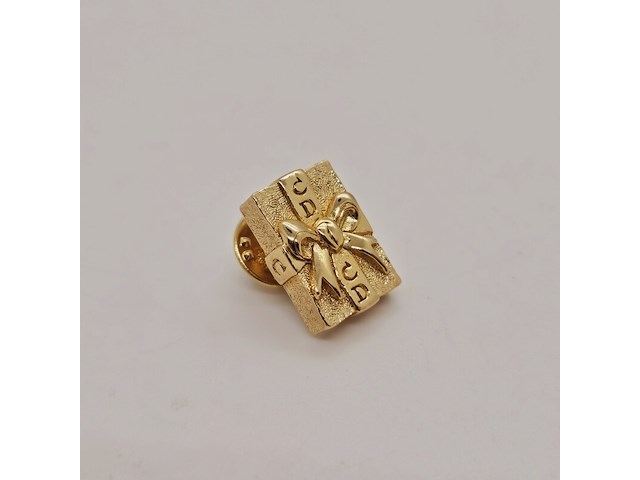 Christian dior goldplated broche - afbeelding 1 van  8