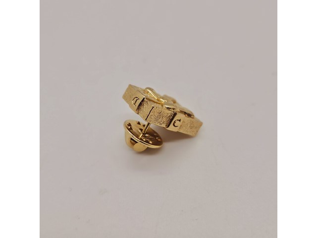 Christian dior goldplated broche - afbeelding 5 van  8