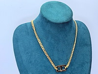 Christian dior goldplated 'cd' collier - afbeelding 1 van  7