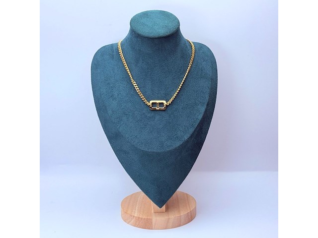 Christian dior goldplated 'cd' collier - afbeelding 2 van  7