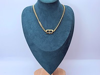 Christian dior goldplated 'cd' collier - afbeelding 2 van  7
