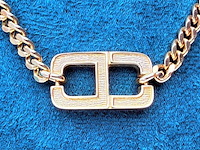 Christian dior goldplated 'cd' collier - afbeelding 4 van  7