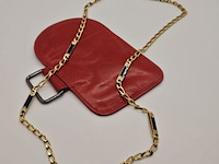 Christian dior goldplated collier met emaille en kristallen - afbeelding 1 van  6