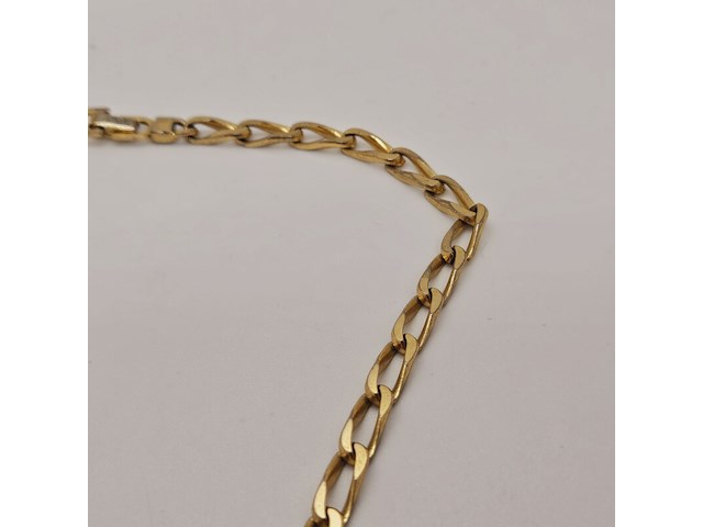 Christian dior goldplated collier met emaille en kristallen - afbeelding 5 van  6