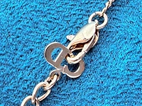 Christian dior goldplated collier met pendant en strass - afbeelding 8 van  8