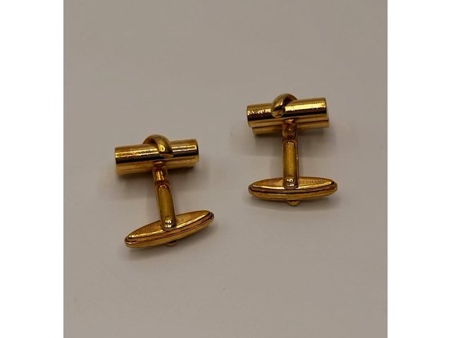 Christian dior goldplated manchetknopen - afbeelding 4 van  4