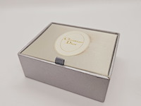 Christian dior goldplated oorbellen met steentjes - afbeelding 6 van  6