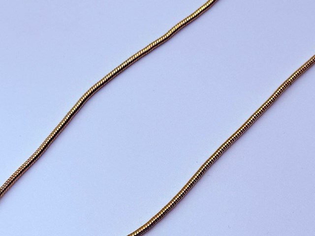 Christian dior goldplated pendant collier met steentjes - afbeelding 5 van  7