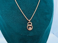 Christian dior goldplated pendant collier - afbeelding 1 van  5